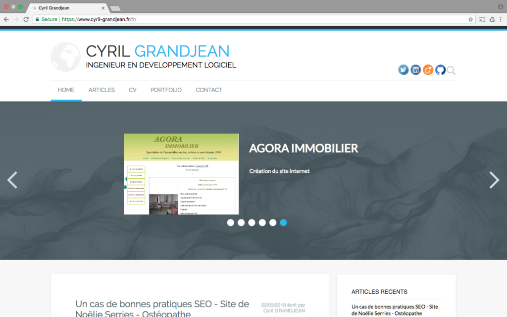 Redesign du site